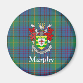 Irish County Donegal Tartan en wapenschild Magneet