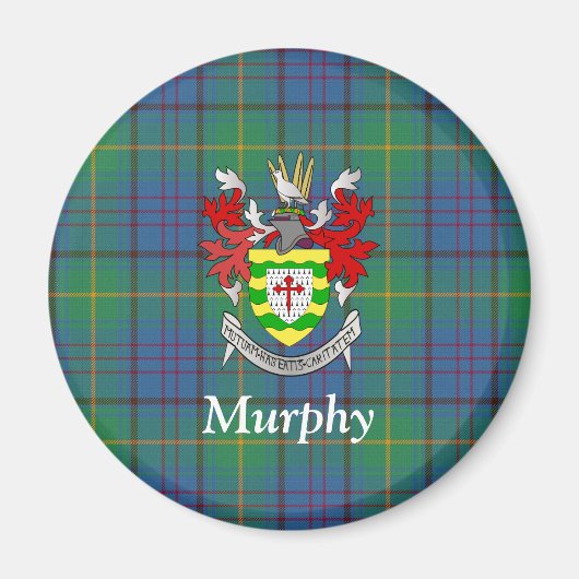 Irish County Donegal Tartan en wapenschild Magneet (Voorkant)
