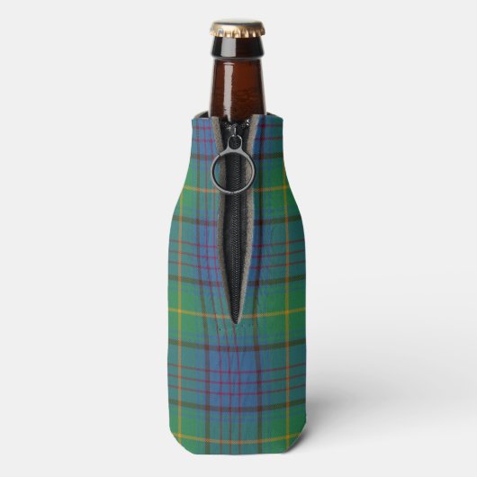 Irish County Donegal Tartan Monogram Flesjeskoeler (Fles Achterkant)