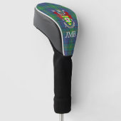 Irish County Donegal Tartan Monogram Golfheadcover (Schuin)