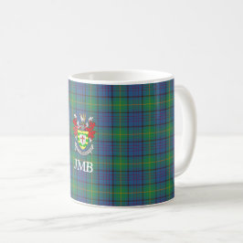 Irish County Donegal Tartan Monogram Koffiemok