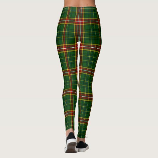 Irish County Donegal Tartan Plaid Leggings (Achterkant)