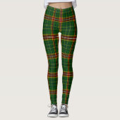 Irish County Donegal Tartan Plaid Leggings (Voorkant)