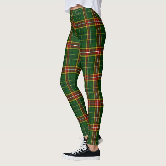 Irish County Donegal Tartan Plaid Leggings (Links)