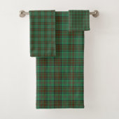 Irish County Dublin Tartan Bath Towel Set Bad Handdoek (Insitu)