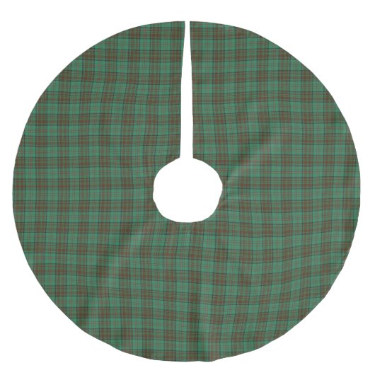 Irish County Dublin Tartan Kerstboom Rok (Voorkant)
