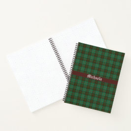 Irish County Dublin Tartan Notitieboek