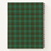 Irish County Dublin Tartan Notitieboek (Achterkant)