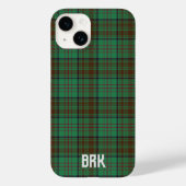 Irish County Dublin Tartan Personalized Case-Mate iPhone Case (Achterkant)