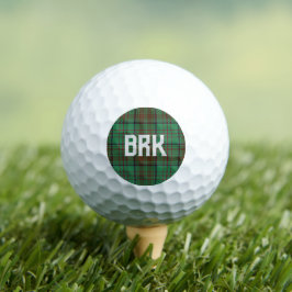 Irish County Dublin Tartan Personalized Golfballen