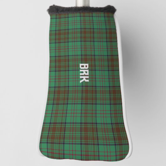Irish County Dublin Tartan Personalized Golfheadcover (Draai 90)
