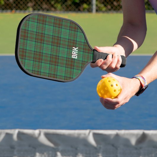 Irish County Dublin Tartan Pickleball Paddle (Insitu)