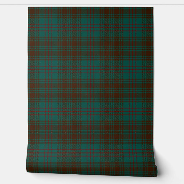 Irish County Dublin Tartan Plaid Behang (Afrollen)