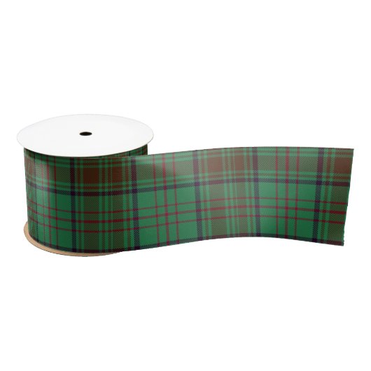 Irish County Dublin Tartan Satijnen Lint (Spoel)