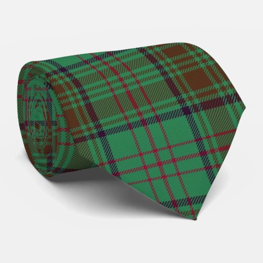 Irish County Dublin Tartan Stropdas (Opgerold)