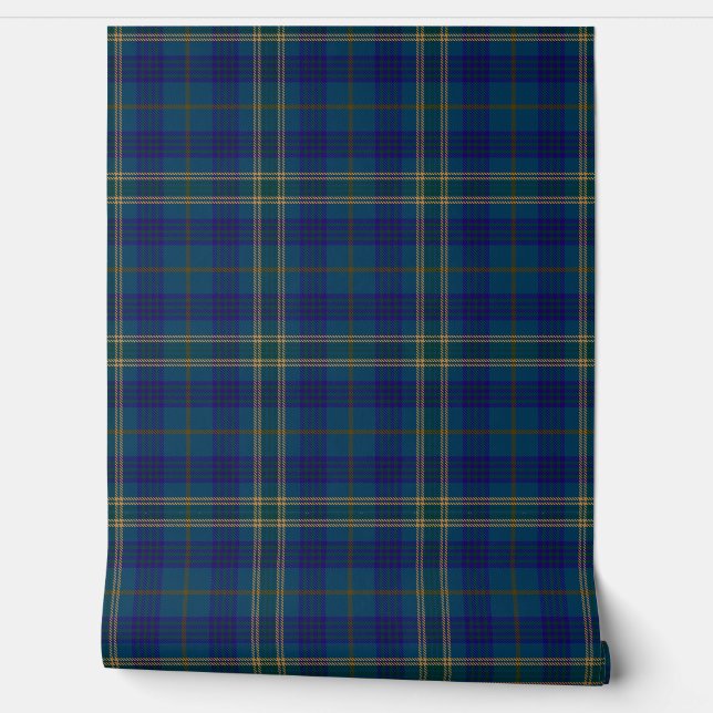 Irish County Fermanagh Tartan Plaid Behang (Afrollen)