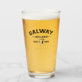 Irish County Galway Ireland Persoonlijke tekst Glas