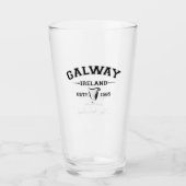 Irish County Galway Ireland Persoonlijke tekst Glas (Voorkant)