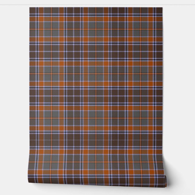 Irish County Leitrim Tartan Plaid Behang (Afrollen)