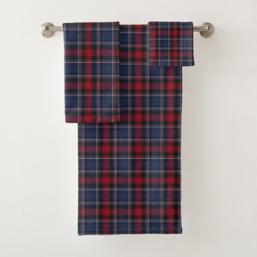 Irish County Louth Tartan Pset Bad Handdoek (Insitu)