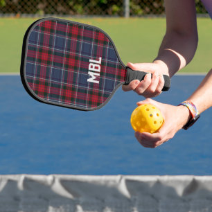 Irish County Louth Tartan Pset op persoonlijke tit Pickleball Paddle