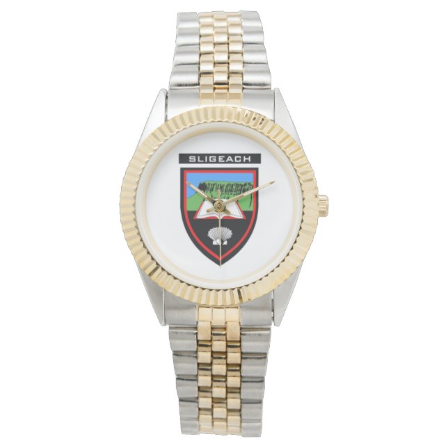 Irish County Mannen Watches Co. Sligo Horloge (Voorkant)