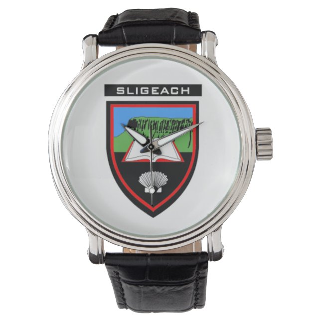 Irish County Mannen Watches Co. Sligo Horloge (Voorkant)