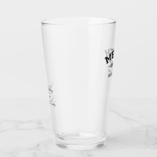 Irish County Meath Ireland Personalized Text Glas (Rechts)