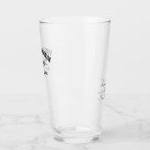 Irish County Roscommon Ireland Persoonlijke tekst Glas (Links)