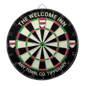 Irish County Tipperary Ireland Dartboard Dartbord (Voorkant)