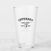 Irish County Tipperary Ireland Persoonlijke tekst Glas (Voorkant)