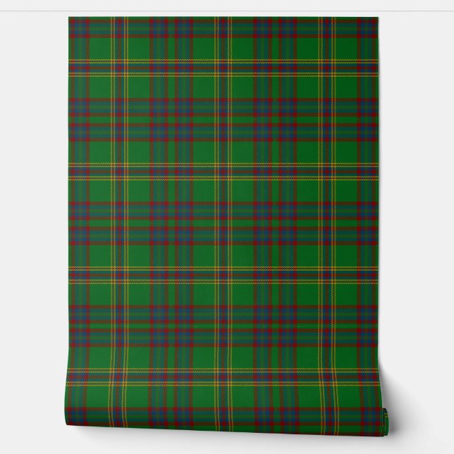 Irish County Westmeath Tartan Plaid Behang (Afrollen)