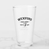Irish County Wexford Ireland Persoonlijke tekst Glas (Voorkant)