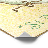 Irish Couple Dancing  St Patrick's Day Poster (Hoek)