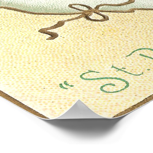 Irish Couple Dancing  St Patrick's Day Poster (Hoek)