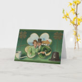 Irish Couple St. Patrick's Day Card Kaart (Gele Bloem)