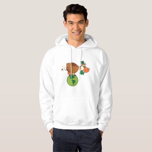 Irish Cow Hoodie (Voorkant volledig)