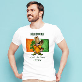 Irish Cowboy Gnome Lucky T-Shirt