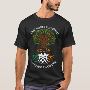 Irish COYLE Family Name Our Love werkt dieper T-shirt