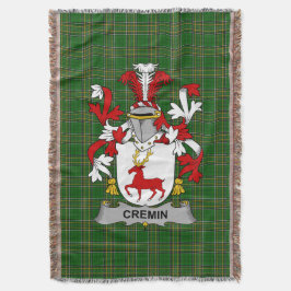 Irish Cremin of O_Cremin Wapen van de familie Cres Deken