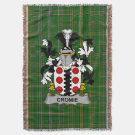 Irish Cromie Coat of Arms Family Crest Ireland Deken