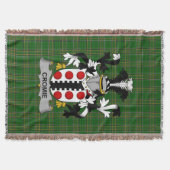 Irish Cromie Coat of Arms Family Crest Ireland Deken (Voorkant)