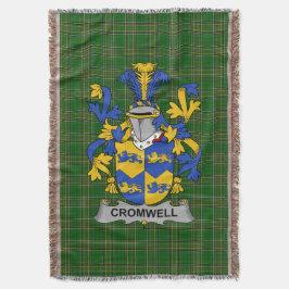 Irish Cromwell Coat of Arms Family Crest Ireland Deken