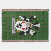Irish Crosbie of McCrossan familiewapen Deken (Voorkant)