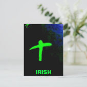 , IRISH CROSS BRIEFKAART (Staand voorkant)