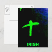 , IRISH CROSS BRIEFKAART (Voorkant / Achterkant)