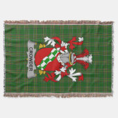Irish Crowder Coat of Arms Family Crest Ireland Deken (Voorkant)