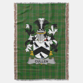 Irish Cullen of McCullen wapenschild familie Cres Deken