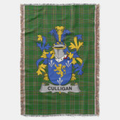 Irish Culligan of McColgan familiewapen Deken (Voorkant Verticaal)