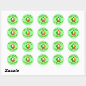 Irish Cupcake Ronde Sticker (Vel)